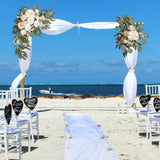 Maxbell 2x DIY Ornament Artificial Wreath Simulation Garland for Holiday Decorated style C