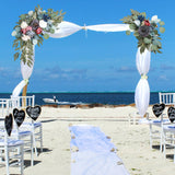 Maxbell 2x DIY Ornament Artificial Wreath Simulation Garland for Holiday Decorated style D