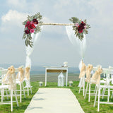 Maxbell 2x DIY Ornament Artificial Wreath Simulation Garland for Holiday Decorated style E