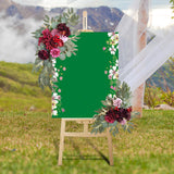 Maxbell 2x DIY Ornament Artificial Wreath Simulation Garland for Holiday Decorated style E