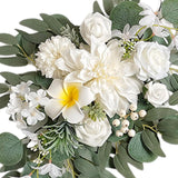 Maxbell 2x DIY Ornament Artificial Wreath Simulation Garland for Holiday Decorated style H