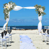 Maxbell 2x DIY Ornament Artificial Wreath Simulation Garland for Holiday Decorated style H