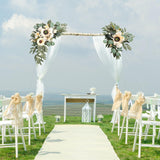 Maxbell 2x DIY Ornament Artificial Wreath Simulation Garland for Holiday Decorated style I