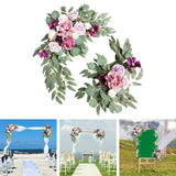 Maxbell 2x DIY Ornament Artificial Wreath Simulation Garland for Holiday Decorated style p