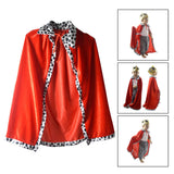 Maxbell King Cloak King Crown Children Cape Cloak Cosplay Carnival for Girls Boys King Cloak