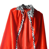 Maxbell King Cloak King Crown Children Cape Cloak Cosplay Carnival for Girls Boys King Cloak