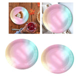 Maxbell Dinnerware Set Paper Plates Banner Cups Tablecloths for Weddings Birthday 9 inch dinner plate
