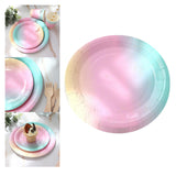 Maxbell Dinnerware Set Paper Plates Banner Cups Tablecloths for Weddings Birthday 9 inch dinner plate