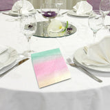 Maxbell Dinnerware Set Paper Plates Banner Cups Tablecloths for Weddings Birthday Bronzing napkins