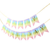 Maxbell Dinnerware Set Paper Plates Banner Cups Tablecloths for Weddings Birthday Banner