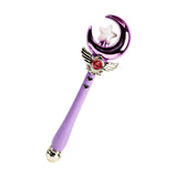 Maxbell Princess Wands Costume Accessories Pretend Toy for Carnival Birthday Party Amaranth Moon