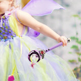 Maxbell Princess Wands Costume Accessories Pretend Toy for Carnival Birthday Party Amaranth Moon