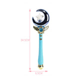 Maxbell Princess Wands Costume Accessories Pretend Toy for Carnival Birthday Party Blue Moon