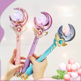 Maxbell Princess Wands Costume Accessories Pretend Toy for Carnival Birthday Party Blue Moon