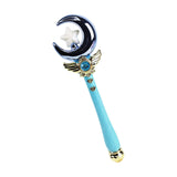 Maxbell Princess Wands Costume Accessories Pretend Toy for Carnival Birthday Party Blue Moon