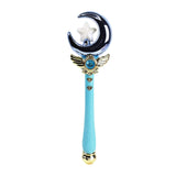 Maxbell Princess Wands Costume Accessories Pretend Toy for Carnival Birthday Party Blue Moon