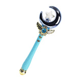 Maxbell Princess Wands Costume Accessories Pretend Toy for Carnival Birthday Party Blue Moon