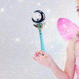 Maxbell Princess Wands Costume Accessories Pretend Toy for Carnival Birthday Party Blue Moon