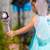 Maxbell Princess Wands Costume Accessories Pretend Toy for Carnival Birthday Party Moon Pink