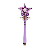 Maxbell Princess Wands Costume Accessories Pretend Toy for Carnival Birthday Party Amaranth Star