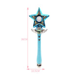 Maxbell Princess Wands Costume Accessories Pretend Toy for Carnival Birthday Party Blue Star