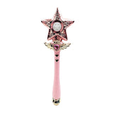 Maxbell Princess Wands Costume Accessories Pretend Toy for Carnival Birthday Party Stars Pink
