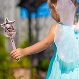 Maxbell Princess Wands Costume Accessories Pretend Toy for Carnival Birthday Party Stars Pink