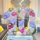 Maxbell Mosaic Balloon Frame Photo Props Anniversary Birthday 4