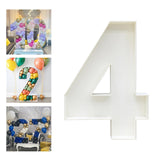 Maxbell Mosaic Balloon Frame Photo Props Anniversary Birthday 4