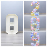 Maxbell Mosaic Balloon Frame Photo Props Anniversary Birthday 6
