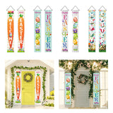 Maxbell Easter Banners Hanging Door Decorations for Holiday Easter Party Photo Props Carrot