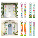 Maxbell Easter Banners Hanging Door Decorations for Holiday Easter Party Photo Props Carrot