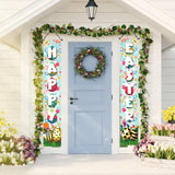 Maxbell Easter Banners Hanging Door Decorations for Holiday Easter Party Photo Props Happy Easter