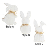 Maxbell Wooden Crafts Bunny DIY Density Board Gifts Crafts for Party Decor Style A