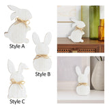 Maxbell Wooden Crafts Bunny DIY Density Board Gifts Crafts for Party Decor Style A