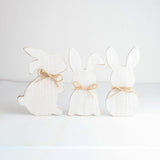 Maxbell Wooden Crafts Bunny DIY Density Board Gifts Crafts for Party Decor Style A