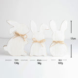 Maxbell Wooden Crafts Bunny DIY Density Board Gifts Crafts for Party Decor Style A