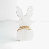 Maxbell Wooden Crafts Bunny DIY Density Board Gifts Crafts for Party Decor Style B