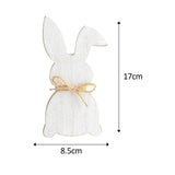 Maxbell Wooden Crafts Bunny DIY Density Board Gifts Crafts for Party Decor Style C