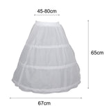 Maxbell Crinoline Petticoat Hoop Skirt Clothing Accessories Short Dress for Party 65cm
