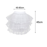 Maxbell Crinoline Petticoat Hoop Skirt Clothing Accessories Short Dress for Party 43cm