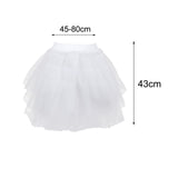 Maxbell Crinoline Petticoat Hoop Skirt Clothing Accessories Short Dress for Party 45cm B