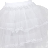 Maxbell Crinoline Petticoat Hoop Skirt Clothing Accessories Short Dress for Party 45cm B