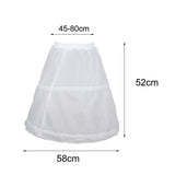 Maxbell Crinoline Petticoat Hoop Skirt Clothing Accessories Short Dress for Party 52cm