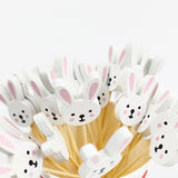 Maxbell 100x Fruit Picks Sandwiches Appetizers for Celebration Summer Party Easter Rabbit