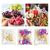 Maxbell 100x Fruit Picks Sandwiches Appetizers for Celebration Summer Party Easter Rabbit