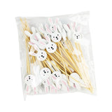 Maxbell 100x Fruit Picks Sandwiches Appetizers for Celebration Summer Party Easter Rabbit