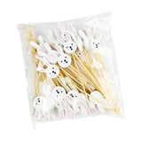 Maxbell 100x Fruit Picks Sandwiches Appetizers for Celebration Summer Party Easter Rabbit