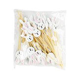 Maxbell 100x Fruit Picks Sandwiches Appetizers for Celebration Summer Party Easter Rabbit