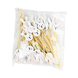 Maxbell 100x Fruit Picks Sandwiches Appetizers for Celebration Summer Party Easter Rabbit
